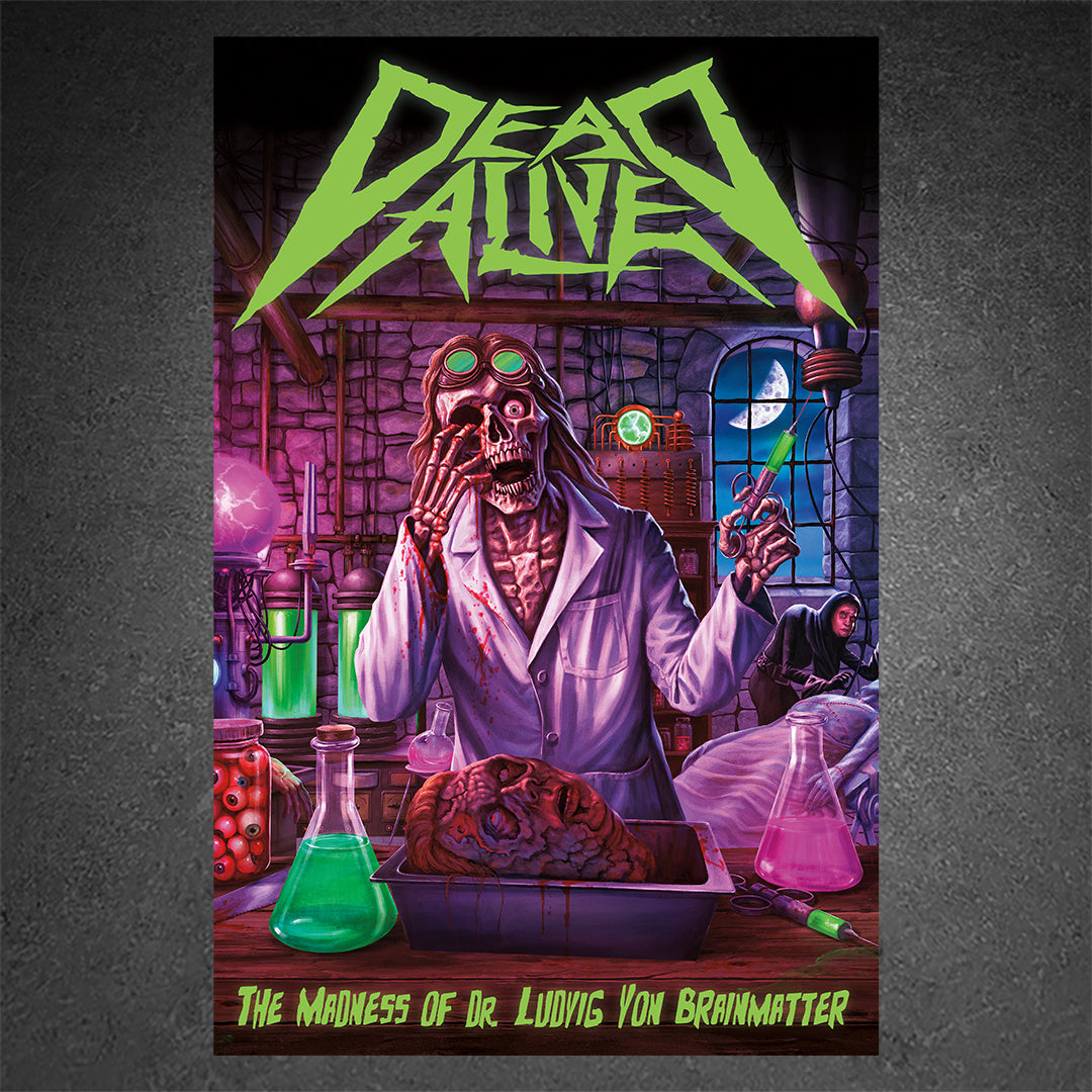 'The Madness of Dr. Ludvig Von Brainmatter' - Poster