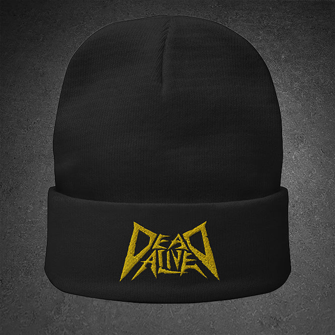 Dead Alive Yellow Logo - Beanie